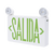 Letrero de Emergencia LED DUAL de SALIDA con Luz de Emergencia/Montaje Universal (pared, lateral o Techo)/Batería de Respaldo Incluida