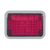 Luz perimetral LED roja 4x6 con bisel
