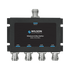 Divisor de 4 salidas, 50 Ohm, 700-2700MHz conector N-Hembra
