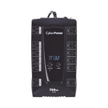 UPS de 750 VA/450 W, Topología Línea Interactiva, Entrada 120 Vca NEMA 5-15P, Tipo Gabinete Compacto, Con 12 Tomas NEMA 5-15R