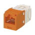Conector Jack RJ45 Estilo TG, Mini-Com, Categoría 6, de 8 posiciones y 8 cables, Color Naranja