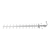 Antena Yagi para 806-960 MHz (Celular 850), 15 dBi.