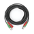Cable Coaxial Armado con Conector BNC (Video) y Alimentación / Longitud de 5 mts /, Optimizado para Cámaras 4K / Uso en Interior