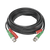 Cable Coaxial Armado con Conector BNC (Video) y Alimentación / Longitud de 5 mts /, Optimizado para Cámaras 4K / Uso en Interior