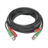 Cable Coaxial Armado con Conector BNC (Video) y Alimentación / Longitud de 5 mts /, Optimizado para Cámaras 4K / Uso en Interior
