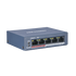 Switch PoE / No Administrable / 4 Puertos 10/100 Mbps PoE (hasta 250 m) + 1 Puerto Uplink 10/100 Mbps/ 35W