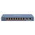 Switch PoE+ / 7 Puertos 10/100 Mbps 802.3 af/at (30 W) + 1 Puerto 100 Mbps PoE++ /bt (60 W) / 2 Puertos Uplink Gigabit / 250 Metros PoE Larga Distancia