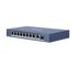 Switch PoE+ / 8 Puertos Gigabit 802.3 af/at (30 W) / 1 Puerto Gigabit Uplink / 1 Puertos SFP