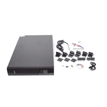 UPS de 2000VA/1800W / Topología On-Line Doble Conversión / Entrada y Salida de 120 Vca / Clavija de Entrada NEMA 5-20P / Pantalla LCD Configurable / Formato Rack/Torre