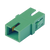 Módulo Acoplador SC/APC Simplex, Para Fibra Monomodo, Color Verde