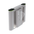 Unidad central para puerta de cortesía tipo FLAP bidireccional / 30 personas por minuto / Acabado de Lujo / Apertura en 1 segundo / Acero inoxidable / Indicadores LED / Alarma por acceso denegado