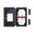Caja de Distribución de Fibra Óptica, Hasta 96 Empalmes, Exterior IP65, Color Negro