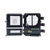 Caja de Distribución de Fibra Óptica para 24 Empalmes, con 8 acopladores SC/APC simplex, Exterior IP55, Color Negro