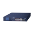 Switch PoE+ / distancia 250 metros / 8 puertos + 2 combo TP/SFP gigabit y pantalla LCD para monitoreo