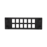 Placa Para 12 Adaptadores de Fibra Óptica, Uso con Gabinetes FPONE3 y FPONE4