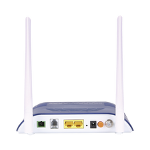 ONU Dual G/EPON con Wi-Fi en 2.4 GHz + 1 puerto SC/APC + 1 puerto LAN Gigabit + 1 puerto LAN Fast Ethernet + 1 puerto FXS + 1 puerto CATV, hasta 300 Mbps vía inalámbrico