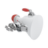 Antena Sectorial Asimétrica Carrier Class apertura 30 grados tipo cuerno 20.5 dBi 5180-6000 MHz conectores tipo N hembra