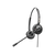 Diadema binaudal (duo) con tecnología antishock para teléfonos IP FANVIL y Polycom con micrófono de cancelación de ruido, larga durabilidad
