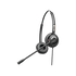 Diadema binaudal (duo) con tecnología antishock para teléfonos IP FANVIL y Polycom con micrófono de cancelación de ruido, larga durabilidad