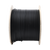 Carrete de 1 km de Fibra Óptica Aérea Mini Figura 8 G.657A2 tipo Drop, Monomodo de 2 Hilos, Color Negro