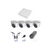 KIT TurboHD 720p / DVR 4 Canales / 4 Cámaras Eyeball 92° visión (exterior) / Transceptores / Conectores / Fuente de Poder Profesional
