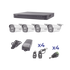 KIT COLORVU TURBOHD 1080p / DVR 4 Canales / 4 Cámaras Bala (exterior) lente 2.8mm / Fuente de poder profesional / Transceptores de video y Accesorios de corriente