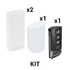 KIT Básico Sensores Inalámbricos - Incluye 2 Contactos Magnéticos, 1 PIR y 1 Llavero - Compatibles con Honeywell y PRO4GEN2