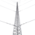 Kit de Torre Arriostrada de Piso de 6 m Altura con Tramo STZ30 Galvanizado Electrolítico (No incluye retenida).