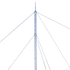 Kit de Torre Arriostrada de Techo de 24 m con Tramo STZ30G Galvanizada por Inmersión en Caliente (No incluye retenida).
