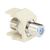 Módulo Acoplador Coaxial Tipo F, Keystone, de 75 Ohms, 3.0 GHz, Color Blanco Mate