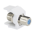 Módulo Acoplador Coaxial Tipo F, Keystone, de 75 Ohms, 3.0 GHz, Color Blanco