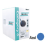 Bobina de Cable UTP 305 m. de Cobre, NetKey, Reelex, Azul, Categoría 6 (24 AWG), 1000Mbps, PVC (CM), de 4 pares