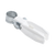 Aislador de paso o esquina de color Blanco con abrazadera incluida de 1 Pulgada para uso en poste cerco electrico
