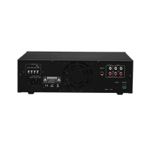 Mini Amplificador Mezclador | 120W RMS | Sistema 70/100V | MP3 | Tuner | Bluetooth | Musica ambiental y Voceo