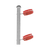 Aislador de color Rojo para postes de esquina de alta Resistencia con Anti UV de uso en cercos eléctricos