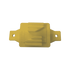 Aislador de Paso color Amarillo reforzado para cercos eléctricos, resistente al clima extremoso