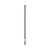 Poste de Esquina Negro de 1.2m para Cerca Electrificada de Tubo Galvanizado cal. 18 de 1