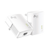 Kit Adaptador Powerline Gigabit Ethernet, tecnologia HomePlug AV2, 1000Mbps, Plug and Play, hasta 300 M dentro de casa, 1 Puerto 10/100/1000 Mbps y tamaño ultra compacto