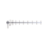 Antena Yagi para exterior para 14 elementos, frecuencia 824-896 MHz, ganancia 16 dBi, conector N-hembra.