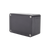 Gabinete Plástico Negro para Exterior (IP65) de 100 x 68 x 50 mm Cierre por Tornillos.