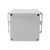 Gabinete Plástico Gris para Exterior (IP65) de 120 x 120 x 60 mm Cierre por Tornillos.