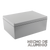 Gabinete de Aluminio para Exterior (IP66) de 390 x 280 x 158 mm con Rápida Disipación de Calor, Cierre por Tornillos con Bisagra.
