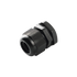 Conector Plástico Negro Tipo Glándula para Cable de 10 a 14 mm de Diámetro.