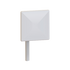 Antena tipo panel para exterior, 5.1 - 5.8 GHz, Ganancia 23 dBi, Dimensiones 30 x 30 x 4.5 cm, Conector N-hembra,