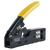 Ponchadora/pelacables/cortacables compacto con matraca para cable de datos compacto.