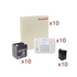 Kit de 10 Paneles de Alarma VISTA48 con Bateria y Transformador