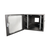 Gabinete de Pared Estándar de 19in, Abatible, de 12 UR, 610 mm de Profundidad, Color Negro