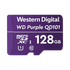 Memoria microSD de 128 GB PURPLE, Especializada Para Videovigilancia, 3 VECES MAYOR DURACIÓN QUE UNA CONVENCIONAL