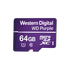 Memoria microSD de 64GB PURPLE, Especializada Para Videovigilancia, 3 VECES MAYOR DURACIÓN QUE UNA CONVENCIONAL